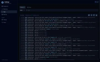 Log viewer for debugging sync operations