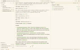 OpenAgentd workspace showing agent tool calls and Git diff