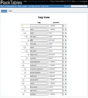 Tag tree editor for flexible object labeling