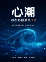 心潮动态心智系统 dashboard cover showing 12-drive flower visualization