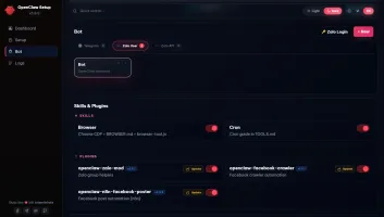 OpenClaw Bot in action