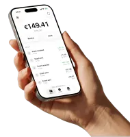 Cashu.me wallet showing balance and recent activity (light mode)