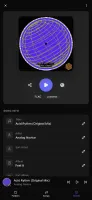 Mobile song detail view