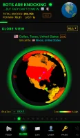 Mobile globe view pane