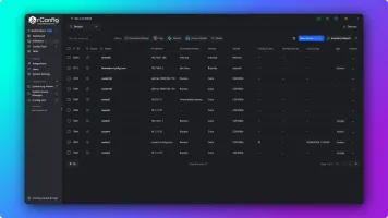 Devices management view