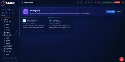 WolfAgents with persistent memory and chat bridges