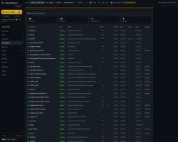 Containers tab with health, RAM, VRAM, ports and control buttons