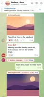 Deleted message kept in archive with text and deleted mark