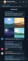 Group chat in the Telegram Night (dark) theme