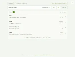 SpamEater inbox in light theme