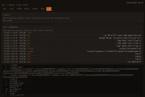 Log tab with crashes, audit trail, and raw server log