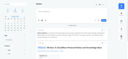 Markdown editor with split-screen preview
