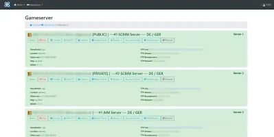 Reworked theme user game server overview