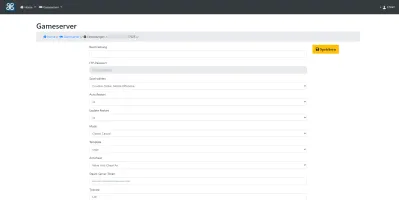 Reworked theme user game server settings