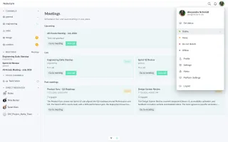 Active voice channel with participants in light mode