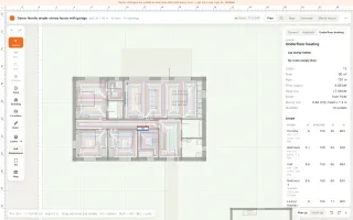 Underfloor heating loops