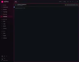 Remote Terminal — browser-based shell with snippets and bookmarks