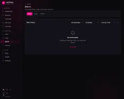 Alerts — correlated timeline with routing and silencing