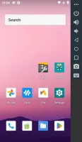 Android emulator screen streamed in the browser