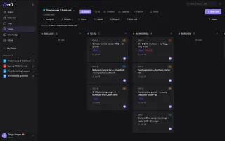Deft tasks showing work created from connected conversation