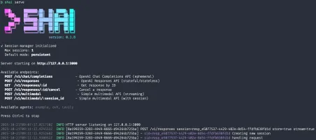 shai running in HTTP server mode
