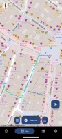 Light theme showing the map view
