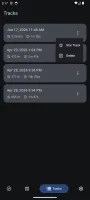 Dark theme with the accuracy dialog open