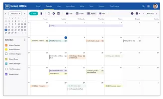 GroupOffice Calendar view