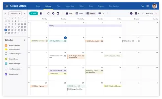 GroupOffice Calendar interface
