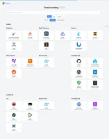 TraLa dashboard in light mode showing Traefik services in a clean grid layout