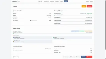 System information page