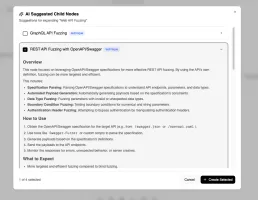 Pwnflow UI showing command templates or node details