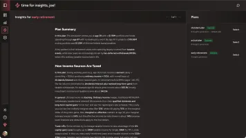AI insights dark mode