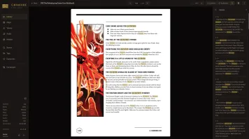 In-book search within the PDF viewer