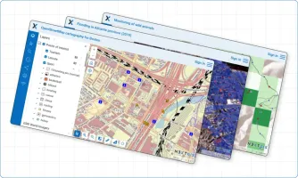 Interactive web map view