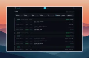 Houndarr filterable search activity log viewer