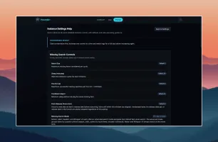 Houndarr in-app settings reference help page