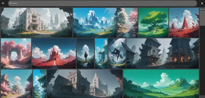 Urocissa gallery interface showing photo grid
