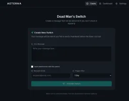 Switch creation interface