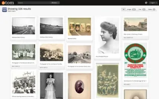AtoM web interface screenshot 2
