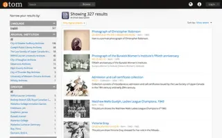 AtoM web interface screenshot 3