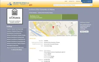 AtoM web interface screenshot 4