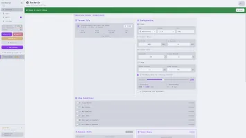 Main interface in light theme