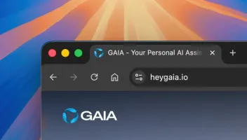 GAIA web app interface