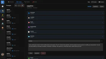 Prompt pieces let you swap goals/character without rewriting the whole prompt