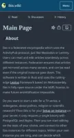Mobile dark theme screenshot