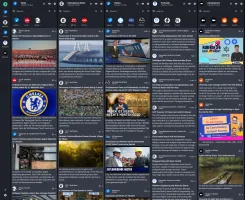 Hero screenshot showing all supported feed sources