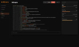 File manager with browser and operations