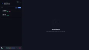 BotMux Dashboard showing multi-bot overview