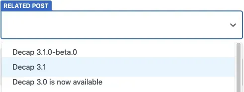Entry form using the relation field widget